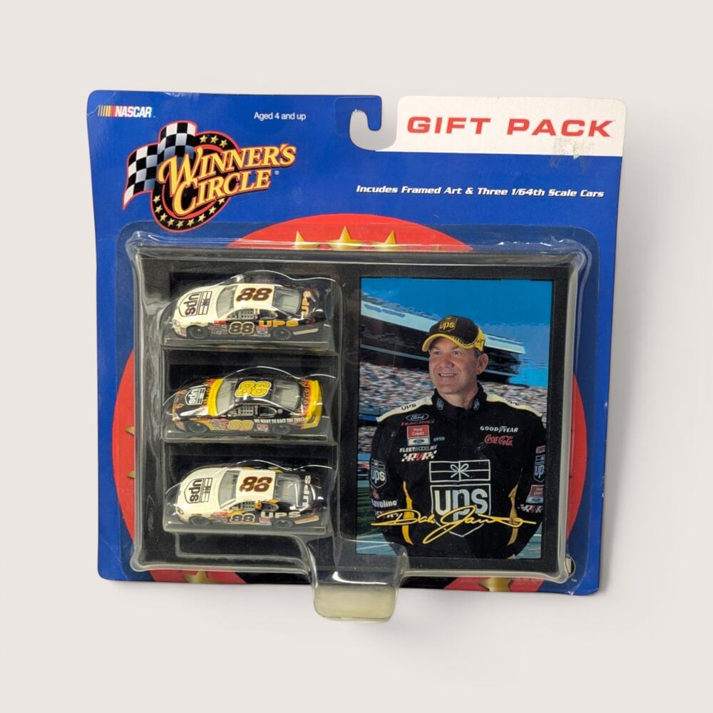 2001 Winners Circle Dale Jarrett NASCAR 3 Car Gift Pack Sealed
